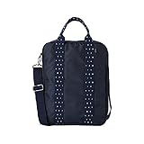 Jpamzceo レディース斜めショルダーバッグ ナイロン 軽量 大容量収納パッケージ　 (ダークブルー)