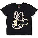 BABYDOLL（ベビードール） 親子ペア ディズニー カラフルネオンTシャツ子供服 男の子 女の子 ベビー キッズ DISNEY★Collection 0483K【通販限定あり】 80cm ミニー