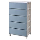 サンカ ルームス(ROOM'S) 5段 ワイド チェスト(幅54 奥行42) サンドブルー 前面マット仕上げ RSD-S545(SBL)