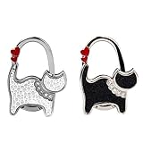 monkeyjack 2 x Adorable Cat形状ポータブルテーブルフックバッグハンドバッグハンガーホルダーギフトギフト a5f5cb00c2d805af2d22a0c8455f6a1d