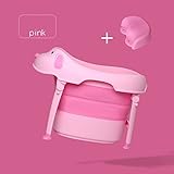 ベビーバス 座れる 赤ちゃん チェア 椅子 セルフ浴槽, 特大ベビーバス, 新生児から使用可能, 子供たちが好きなパステルカラー