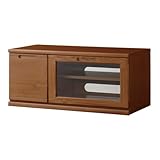 国産 完成品 扉・前板に天然木を使用したTVボード OFM-90TV[幅90.2cm 高さ40cm] 2331522