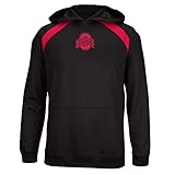 NCAA Ohio State Buckeyes Boysサイドラインポリエステルフード、ブラック、スモール