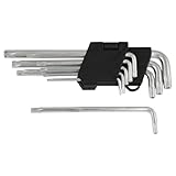 uxcell　ヘックスローブレンチセット 　精密　安全　いじり止め対応　Lシャフト　ホルダー　T10 T15 T20 T25 セット