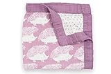 Milkbarn Mini Lovey Baby Blanket - Hedgehog [並行輸入品]