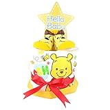 おむつケーキ 1段 おむつケーキ プーさん くまのプーさん 出産祝い ベビーギフト pooh6_7