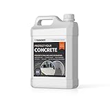 ToughCrete Concrete Sealer - 1 Gallon (Covers 600SqFt) - The #1 Sealant for Driveways, Garage Floors