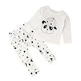 Tovadoo 子供服 ベビー服 男の子 トップス+ズボン セットアップ 長袖 秋冬 パンダ柄 キュート カジュアル パジャマ 部屋着 保育園
