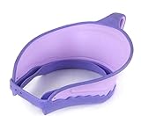 ベビーバス用品 キッズ洗髪 シリコン シャンプーハット（イエロー、ブルー、パープル）ベビーケア シャンプーハット 介護 (パープル)