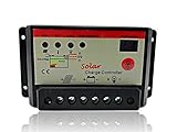 ソーラー パネル 用 チャージ コントローラー 12/24V 自動認識