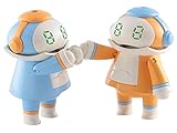 ハセガワ クリエイターワークスシリーズ ちいさなメカトロメイト No.01 みずいろ&おれんじ 色分け済みプラモデル CW16