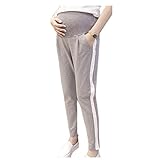 Cozy Maker（C&M）マタニティ パンツ ズボン 産前産後 レディース スポーツ 妊婦 ゆったり 楽チン カジュアル 大きいサイズ (XXL, グレー)