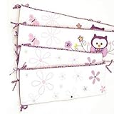 Plum Owl Meadow Nursery Versatile Bumper by Baby's First by Nemcor [並行輸入品]