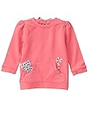 Gymboree Baby Toddler Girls' Kitten in the Pocket French Terry Top Sunkist Coral 12-18 [並行輸入品]