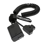 Alvin's Cables Sony A7R A7S A7II NEX シリーズ カメラ 用の A7 Dummy Battery to D tap コイル ケーブル