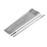 uxcell　ドライバービット　電動　PH2プラス　磁気　s 6mm x 4.5mm x 200mm　10個入り