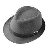 Ungfu Mall ジャズ キャップ　紳士ハット　中折れ帽子 ユニセックス 子供用 カジュアル