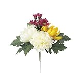 asca 造花 仏花 ミックス 全長17cm A-32186-046