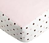American Baby Company Fashion Crib Fitted Sheet, Pink by AMIS7 [並行輸入品]