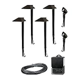 Malibu 8409-1901-06 Modern Light LED LV Kit, Brown, 6-Piece [並行輸入品]