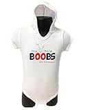 Allure & Grace Funny Baby OnesieロンパースボディスーツパーカーBoobs Are For Babiesベビーシャワーギフト