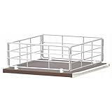 バスケット(カスタマイズ家具用収納カゴ) 単品 【幅33.8cm×奥行35cm×高さ12.8cm】 エイ・アイ・エス 『エシカ』 W40 ブラウン【代引不可】 ds-1810801