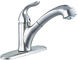 Premier 126970 Waterfront Single-HandleKitchen Faucet with Pull-Out Spray, Brushed Nickel [並行輸入品]