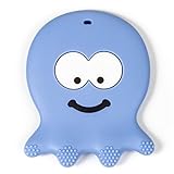 Baby Teething Toys - Sensory Learning Octopus (Light Purple) Teether - Made From BPA Free Silicone -