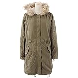 CHEZ MAMAN(シェ・ママン)【秋冬物定番ママコート】TNピーチモッズママコート前抱き専用 M~L(FREE)/カーキ NO.TS-35542114