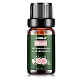 Hanolly アロマオイル ローズ エッセンシャルオイル 10ml 精油 天然100% 選べる アロマ 加湿器 ギフト