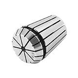 uxcell スプリングコレット　精密 フライス　工具 ER25 4mm ステンレス鋼　シルバートーン