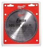 Milwaukee 48-40-4172 10-1/4-Inch 40 Tooth ATB General Purpose Saw Blade with 5/8-Inch Arbor for Blad
