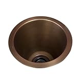Barclay Sykes 10 "ラウンドExtra Deep銅バーシンク