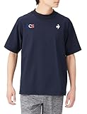 [ルコックスポルティフ] Ｔシャツ LCS Plume ショートスリーブシャツ（Aile forme） 半袖 吸汗 ストレッチ 形態安定 肌面ドライ NV