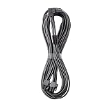 CableMod E-Series Pro ModMesh Sleeved 12VHPWR 90° StealthSense PCI-e Cable for EVGA G/G+ / P/P+ / T - Variant B (Carbon, 16-pin to Dual 8-pin, 60cm)