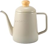 富士ホーロー コットンプラス ドリップポット 1.0L グレージュ