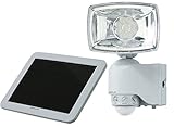 【高品質・業務用・800ルーメン /ソーラー センサーライト 調節モード付 屋外用 防雨型】驚異な明るさ８００ルーメン　業務用・家庭用・防犯・玄関・倉庫出入り口 / 調節可能 (明るさ・センサー距離・