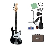 Bacchus WJB-Mini BLK ベース 初心者12点セット 【充電式ミニアンプ付】 ジャズベースタイプ ミニサイズ バッカス