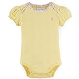 Ralph Lauren(ラルフローレン) ポインテールロンパース(Yellow)/ボディスーツ 9M(6-9ヶ月) [並行輸入品]