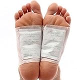 LuxBene(TM) 20PCS接着剤デトックスフットパッチ竹パッドパッチの接着剤で睡眠美容スリミングを改善