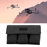 ドローンバッテリーバッグ、LP-E4N用ソフトポータブルカメラバッテリー収納バッグ LP-E19 (黒)