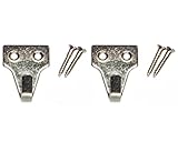 ﾜｲﾔｰ自在用 ﾌｯｸ壁面用 ｼﾙﾊﾞｰ 2個入 F-0024 　福井金属工芸