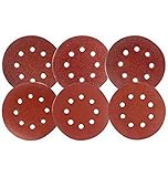 Tomnk 80枚 サンドペーパー 8穴あき サンダー用 サンディングディスク 40/60/80/120/180/240/320 丸型