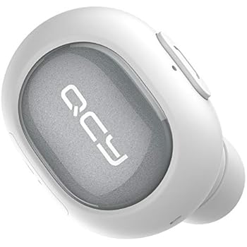 QCY Q26 Bluetooth4.1 ワイヤレスイヤホン 白 ミニサイズ 片耳タイプ 軽量 ハンズフリー マイク内蔵 通話 防水防滴 スポーツイヤホン 日本正規代理店 メーカー1年保証