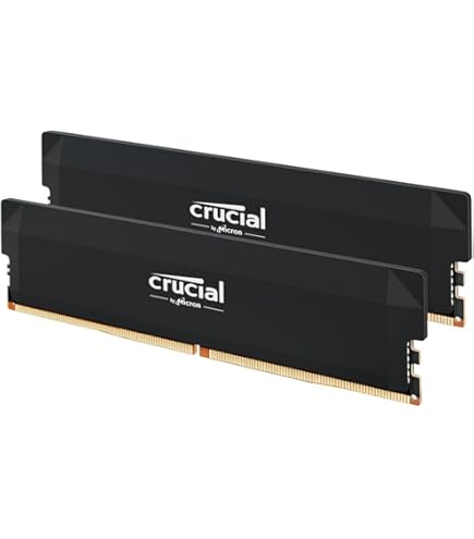 Crucial 32GB (2x16GB) DDR5 Desktop RAM Memory Kit, 5600MHz, CL46