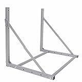 タイヤホイールラックストレージホルダーHeavy Dutyガレージ壁マウントスチール新しい4 Folding