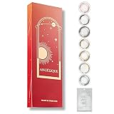 韓国系 韓国カラコン アンジェリーク ワンデー ANGELIQUE 1DAY ソーダブルー ソヨン 度あり 度なし 1箱10枚入り【マスクシート付き】(-1.00)