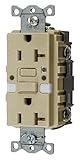 Bryant Electric GFRST20INL 20 Amp, 125V, Commercial/Residential Self Test Duplex GFCI Receptacle Wit