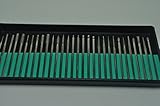 JINTONG ルーター ダイヤモンド ビット バー 研摩 30 本 セット 軸 2.35mm