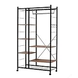 ワイエムワールド お洒落 デザイン ハンガーラック ゲイブ 幅93cm 【カラー：オーク】 00-035